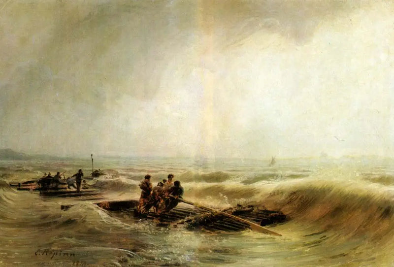 Tempesta sul Volga - Ilya Repin