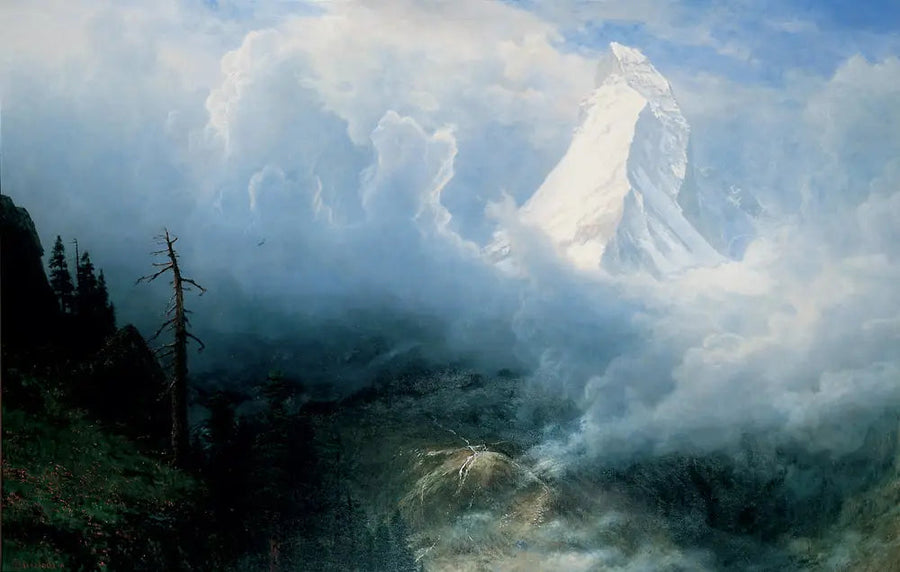Tempesta sul Cervino - Albert Bierstadt
