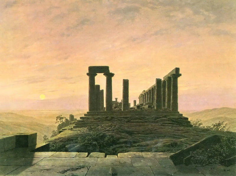 tempio di Giunone ad Agrigento - Caspar David Friedrich