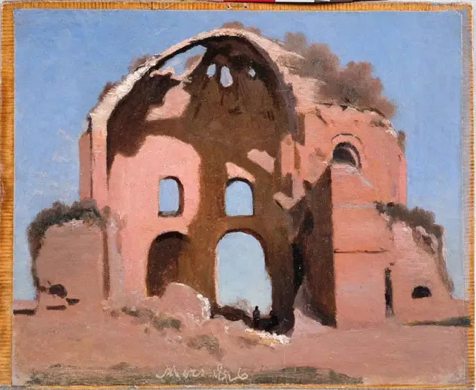 Tempio di Minerva Medica vicino a Roma - Jean-Baptiste Camille Corot