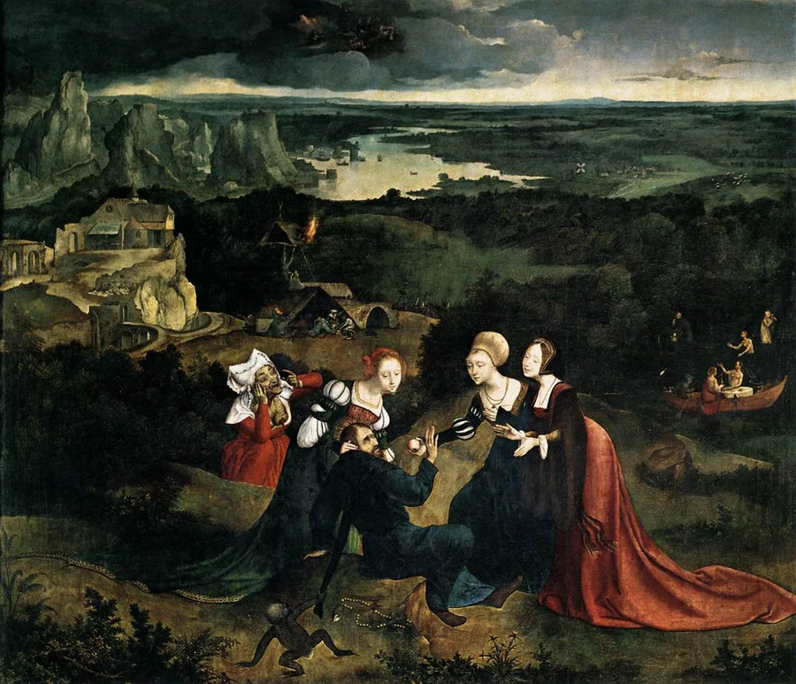 Tentazione di sant'Antonio - Quentin Metsys