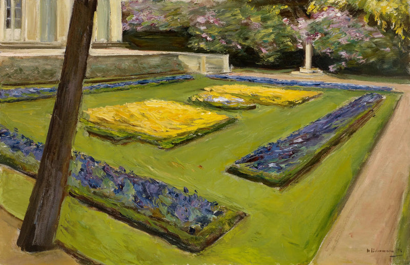 Terrasse dans le jardin près du Wannsee vers le nord-ovest - Max Liebermann