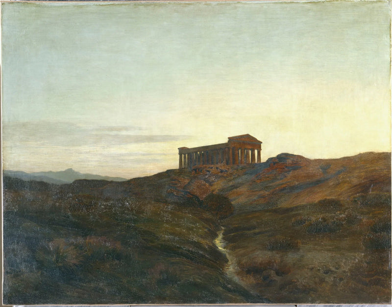 Terre antique, le temple - René Ménard