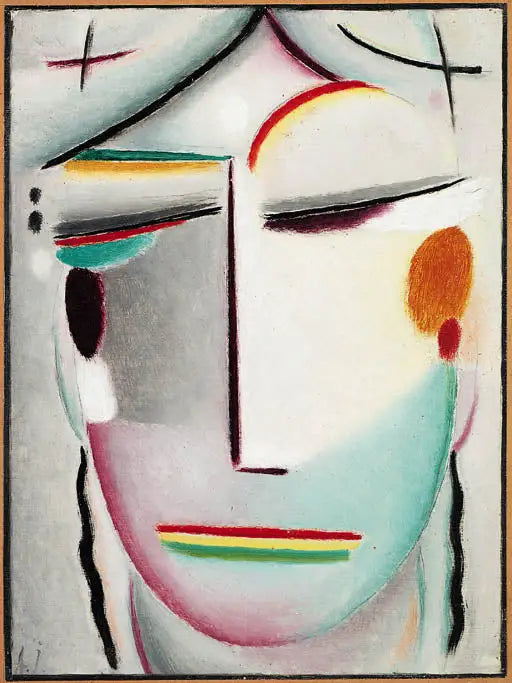 Testa astratta - Alexej von Jawlensky