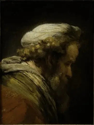 Testa di uomo con turbante - Rembrandt