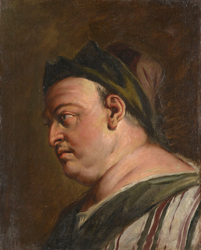 Testa di uomo di profilo (un intendente?) - Sebastiano Ricci