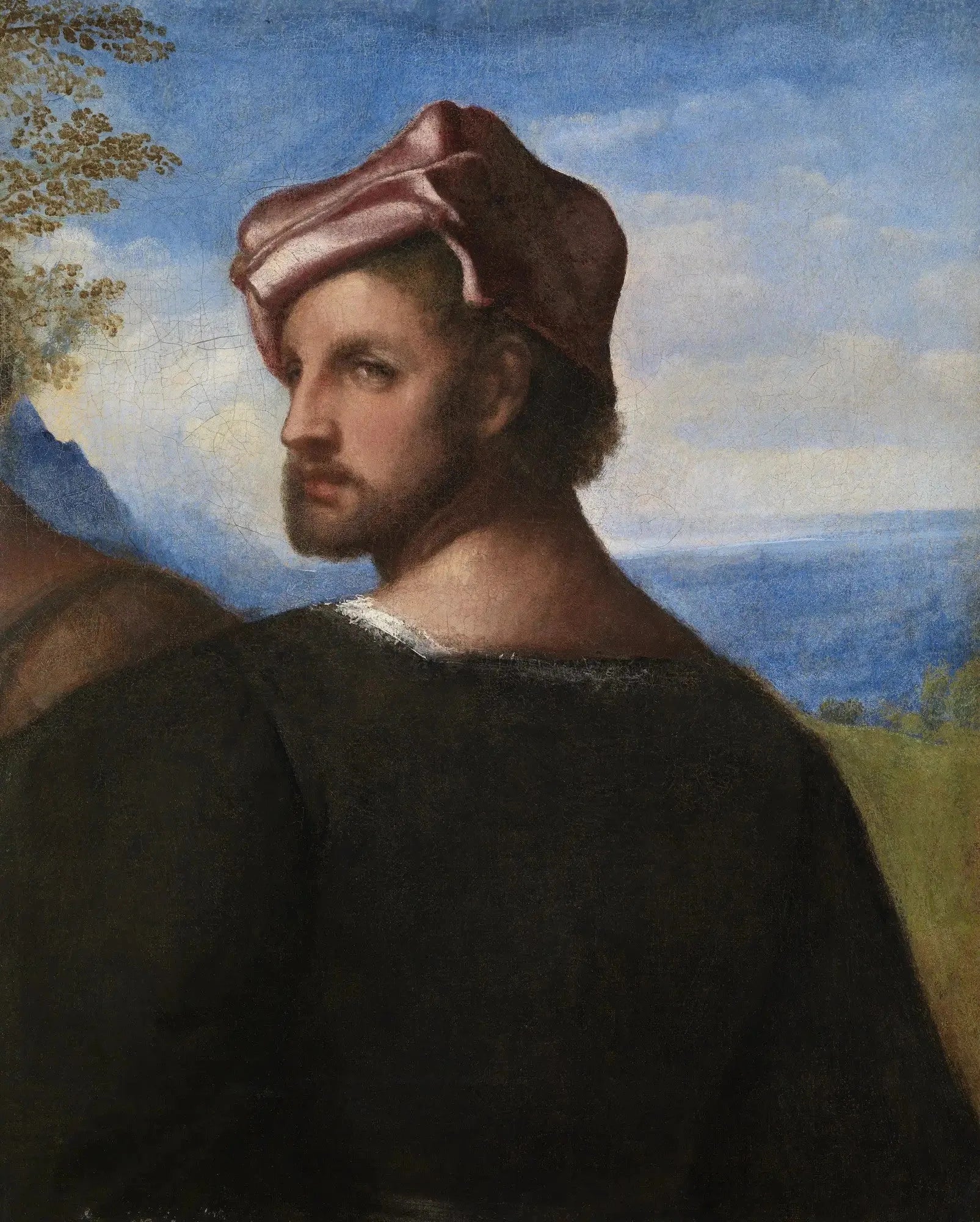 Tête d'homme - Titian image 1 copie peinte à la main à l’huile