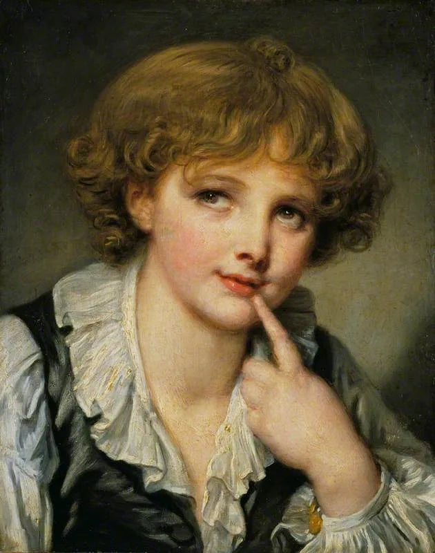 Testa di un ragazzo - Jean-Baptiste Greuze