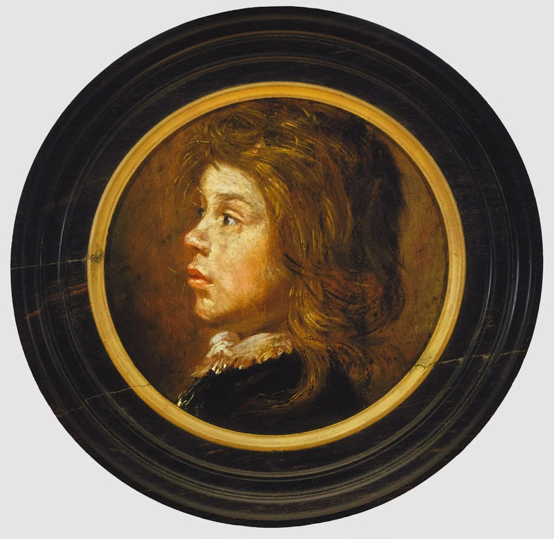 Testa di un ragazzo rivolto a sinistra - Frans Hals