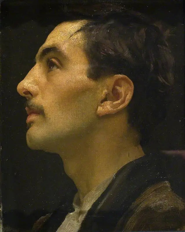 Tête d'un mannequin italiano - Frederic Leighton