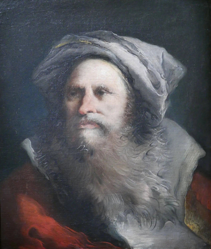 Testa di un orientale con la barba grigia - Giovanni Battista Tiepolo