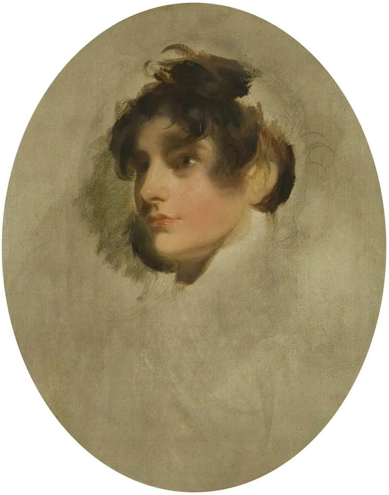 Testa di una giovane donna sconosciuta - Thomas Lawrence