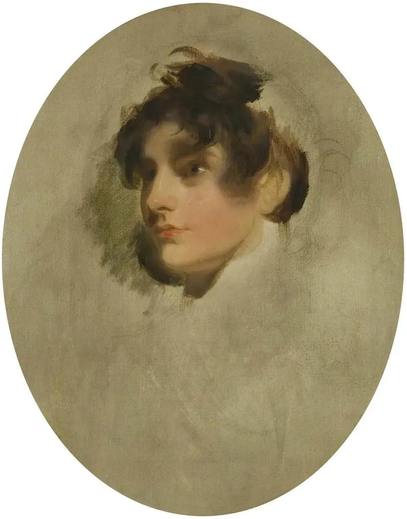 Testa di una giovane donna sconosciuta - Thomas Lawrence
