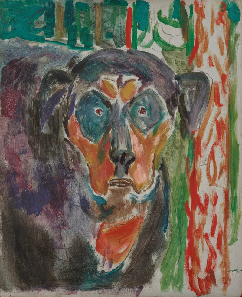 Testa di cane - Edvard Munch