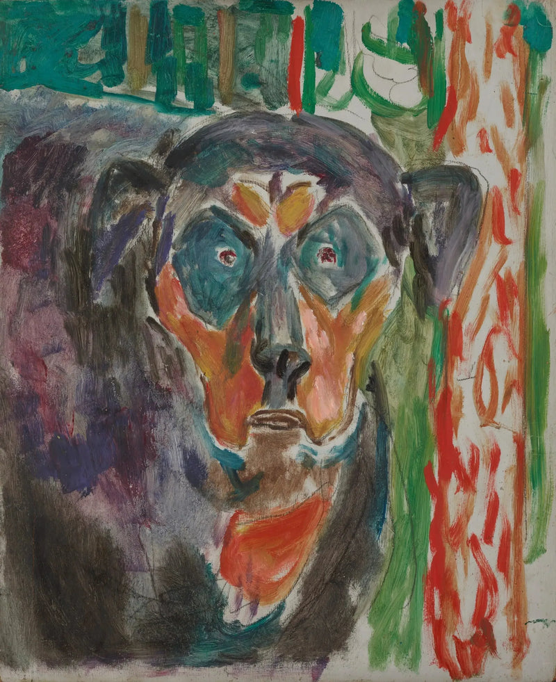 Testa di cane - Edvard Munch