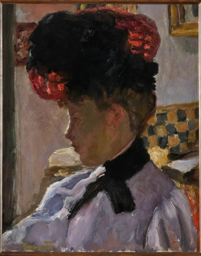 Testa di donna contro luce - Pierre Bonnard