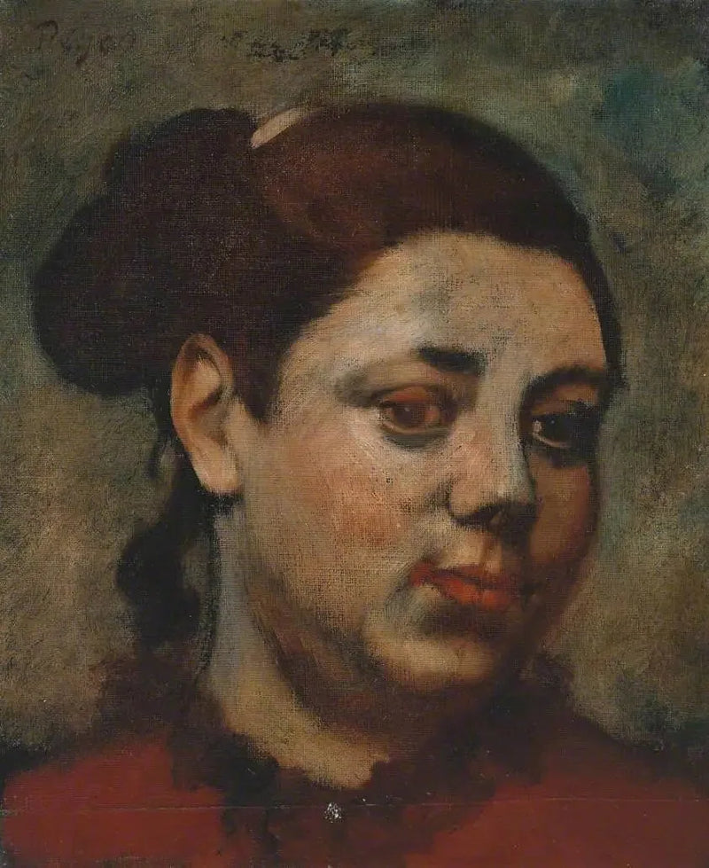 Testa di donna - Edgar Degas
