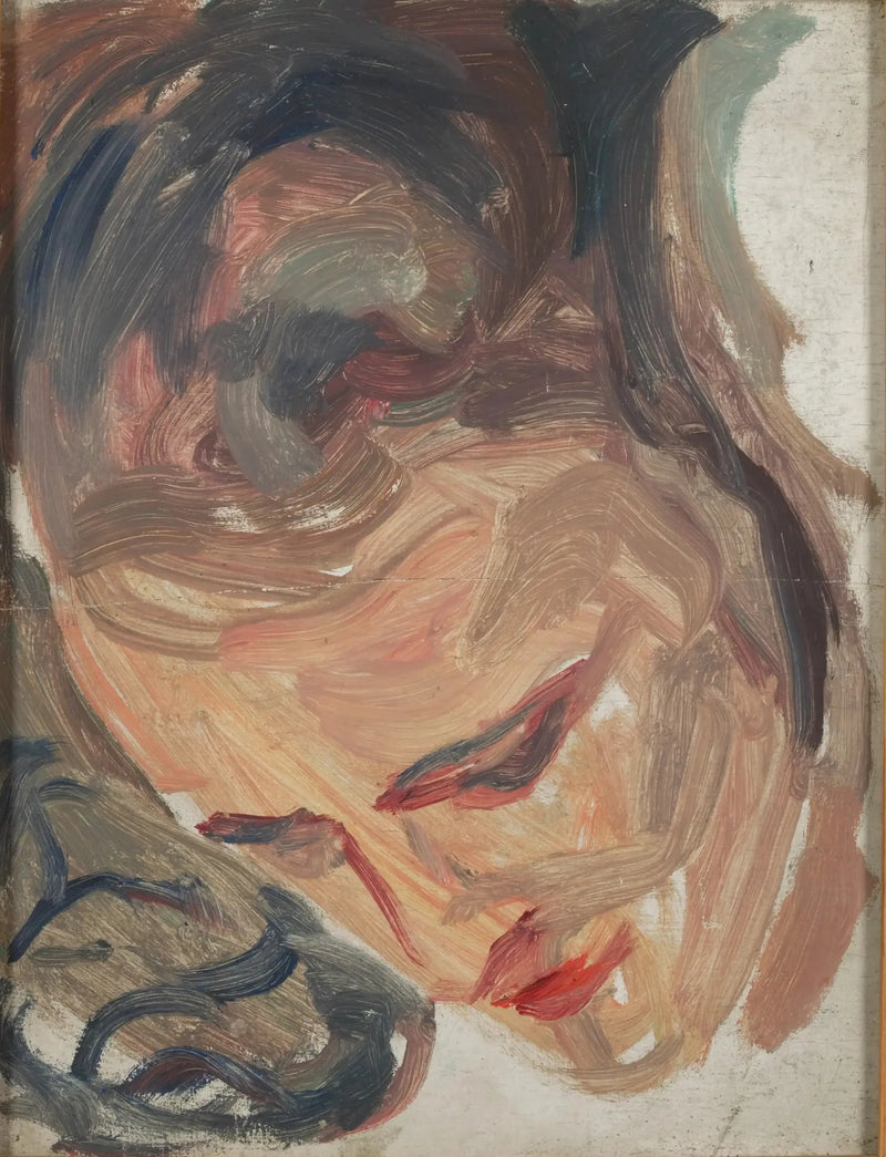 Testa di donna - Edvard Munch