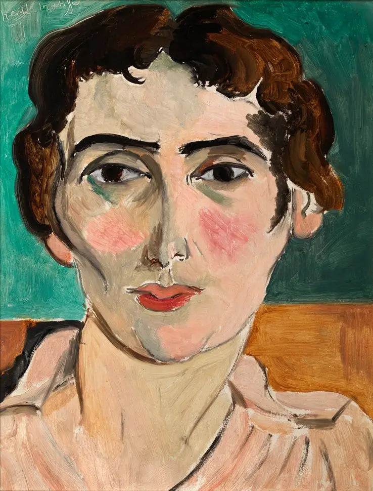 Tête de femme - Henri Matisse image 1 reproduction de peinture à l’huile