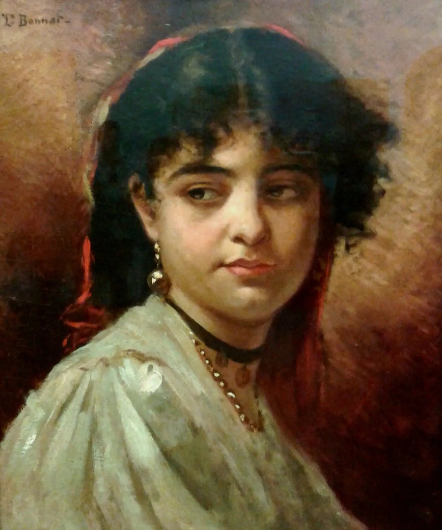 Testa di donna - Léon Bonnat