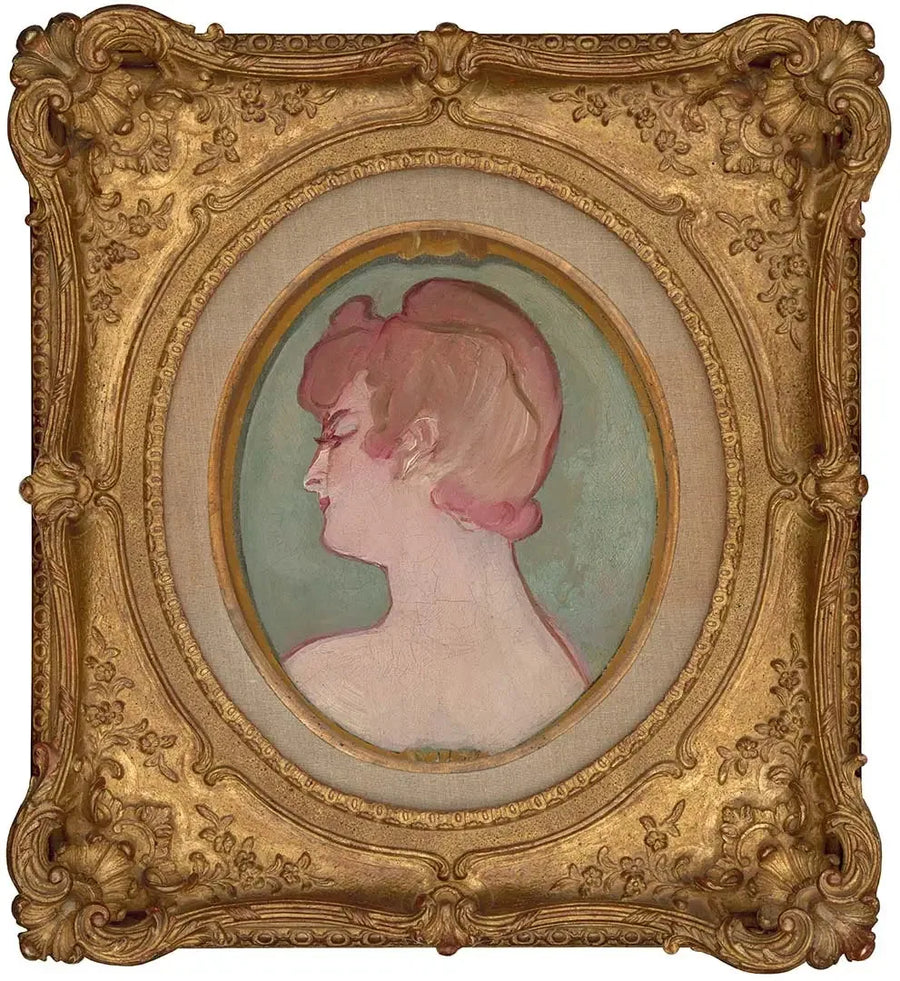 Testa di ragazza - Henri de Toulouse-Lautrec