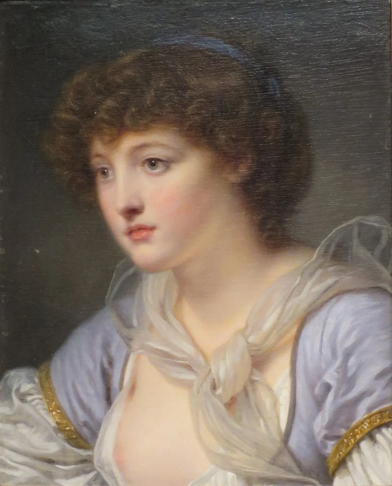 Testa di ragazza - Jean-Baptiste Greuze