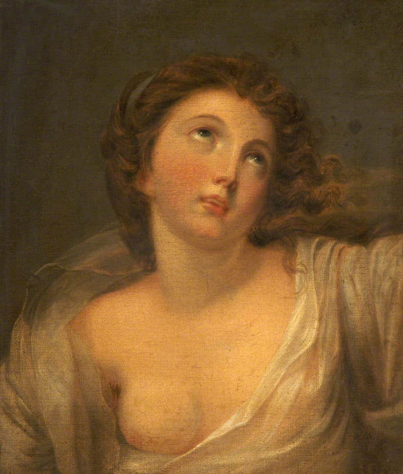 Testa di ragazza - Jean-Baptiste Greuze