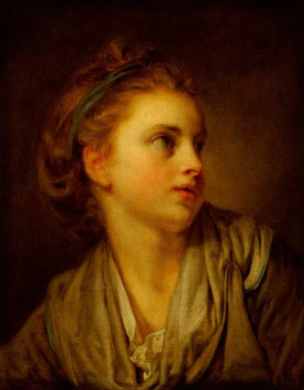 Testa di ragazza - Jean-Baptiste Greuze