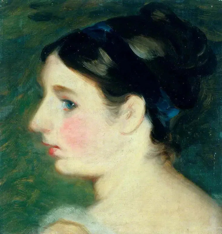 Testa di ragazza (probabilmente un ritratto di Mary Constable) - John Constable
