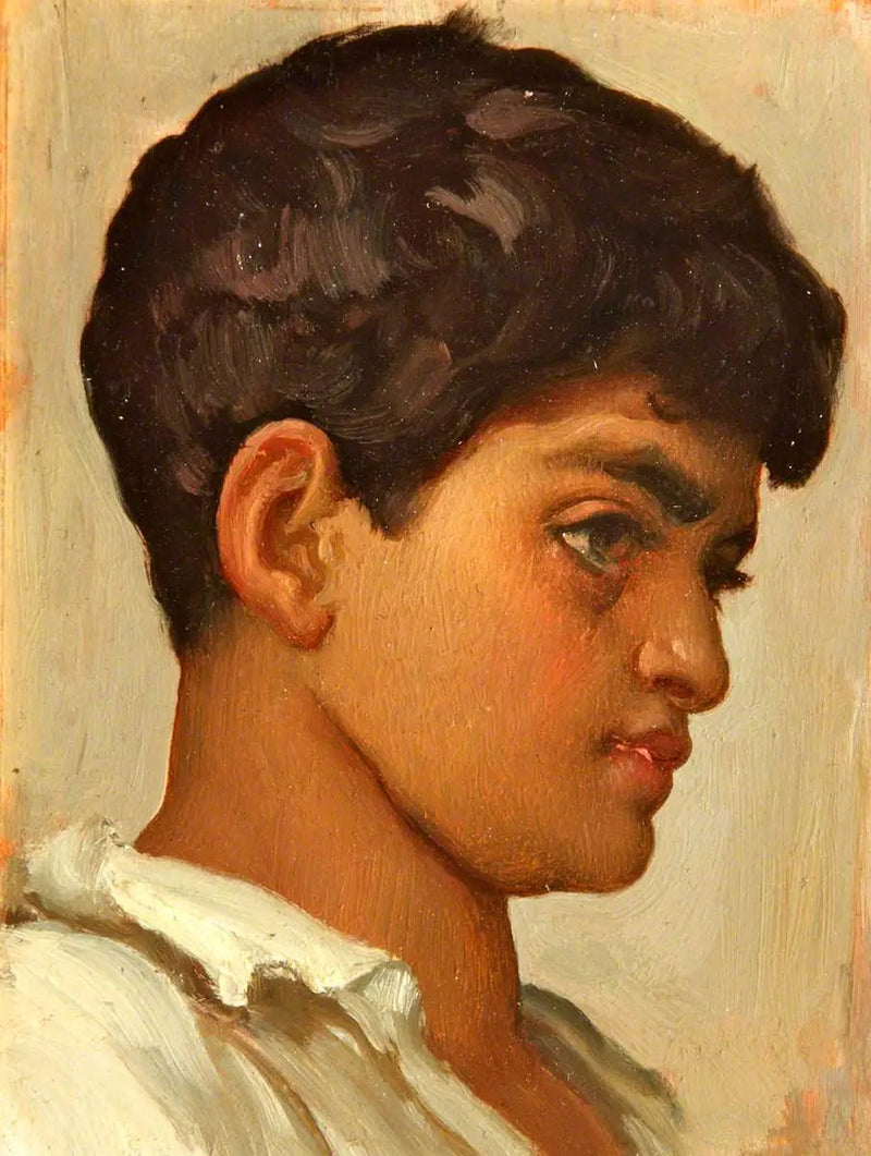 Testa di ragazzo spagnolo - Frederic Leighton