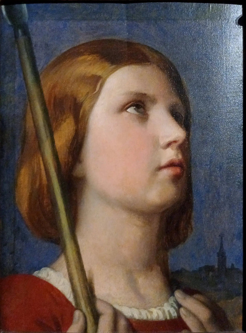 Testa di Giovanna d'Arc in estasi - Jean-Auguste-Dominique Ingres
