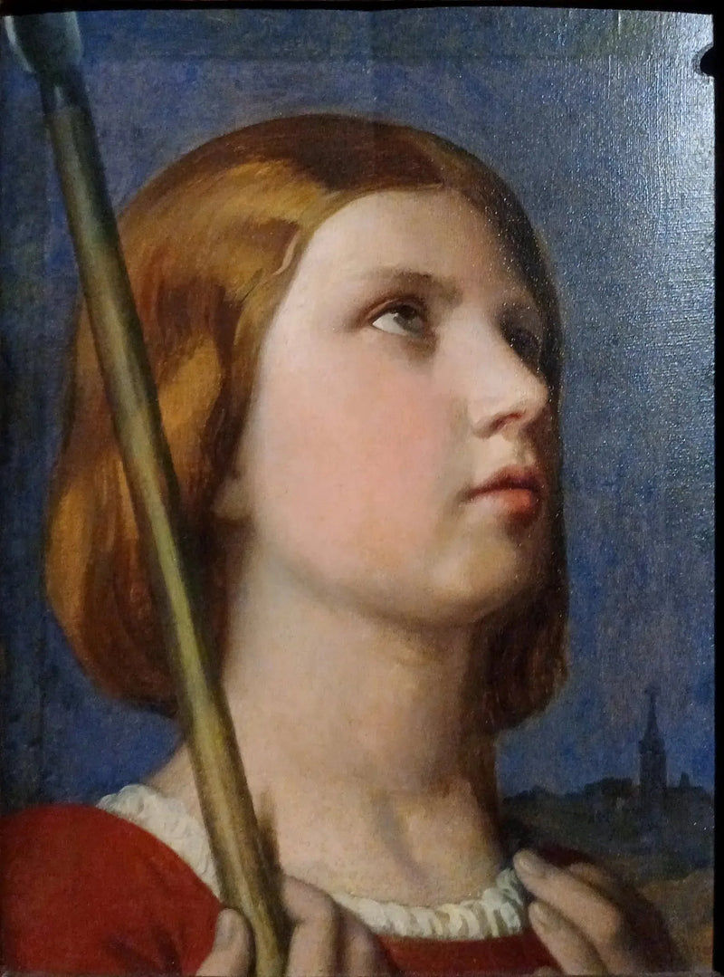 Testa di Giovanna d'Arc in estasi - Jean-Auguste-Dominique Ingres
