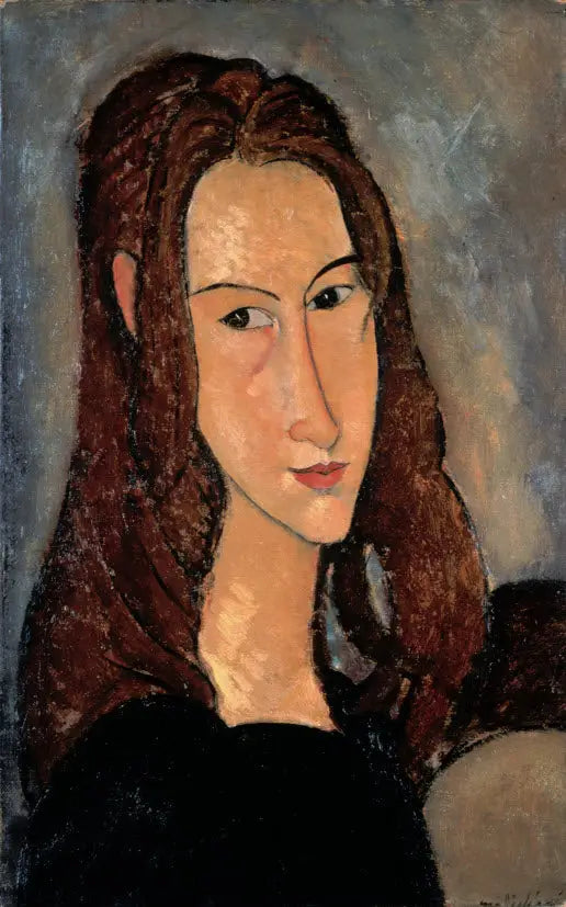 Testa di Jeanne Hébuterne verso destra - Amedeo Modigliani