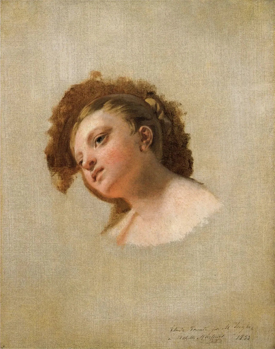 Testa di giovane donna - Jean-Auguste-Dominique Ingres