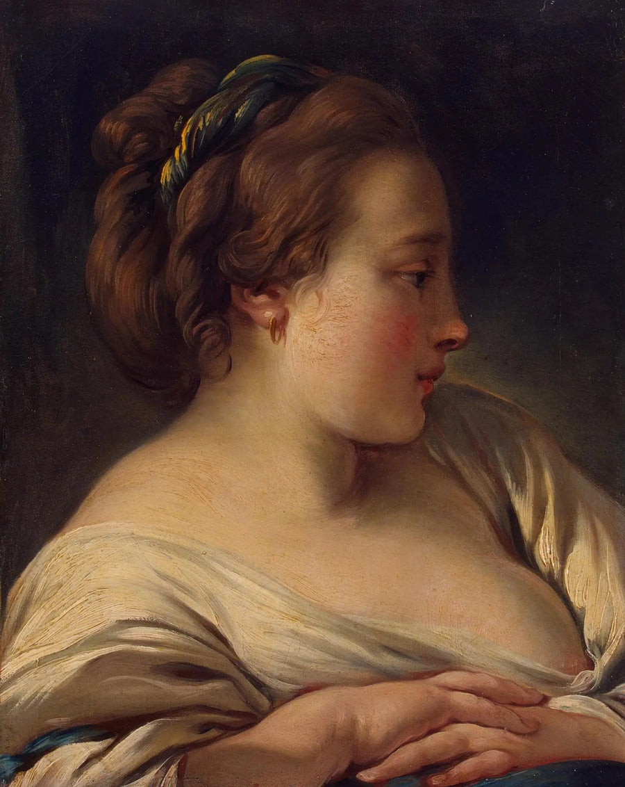 Testa di giovane ragazza - François Boucher
