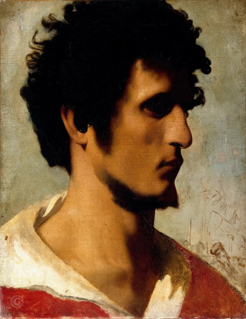 Testa di contadino della campagna romana - Jean-Léon Gérôme