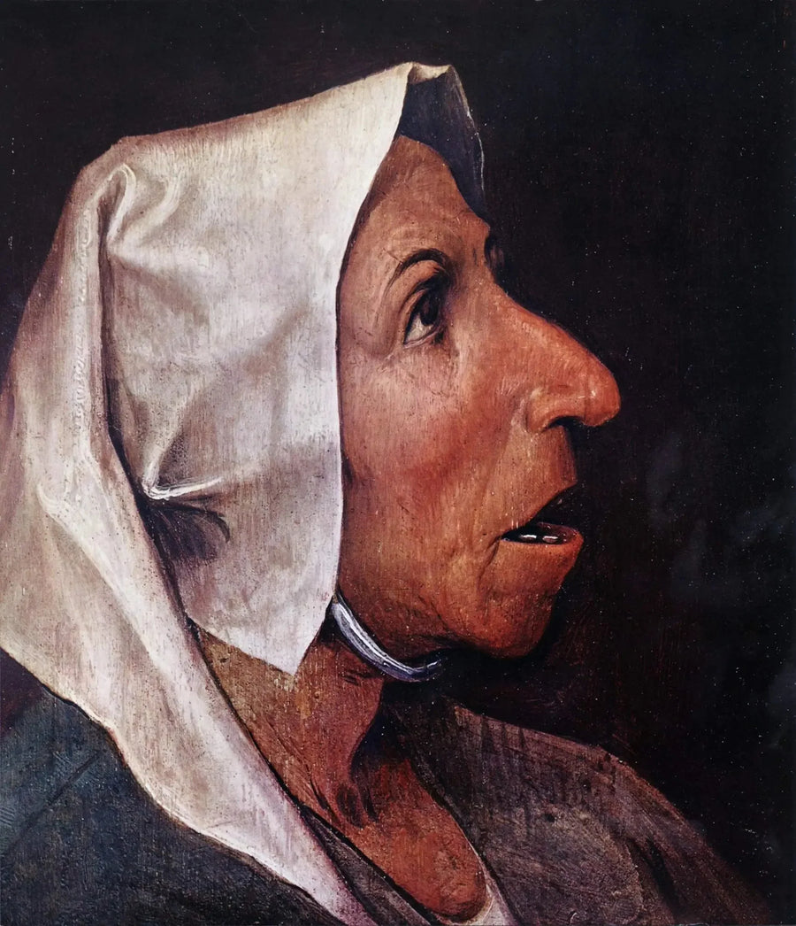 Testa di contadina - Pieter Brueghel il Vecchio