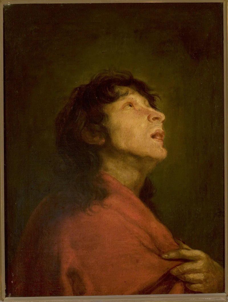 Testa di San Giovanni Evangelista - Antoine van Dyck