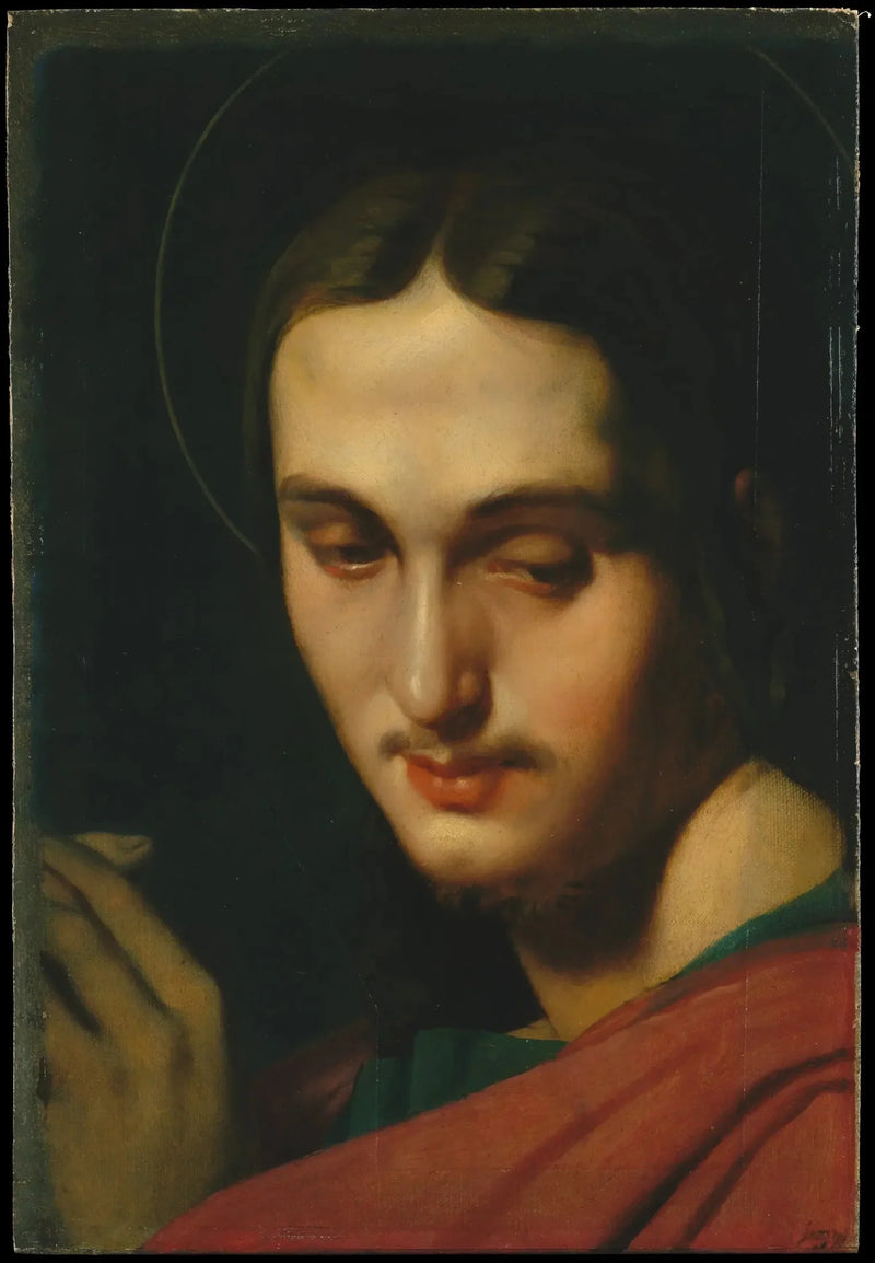 Testa di san Giovanni Evangelista - Jean-Auguste-Dominique Ingres