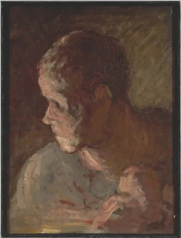 Testa di suonatore - Honoré Daumier