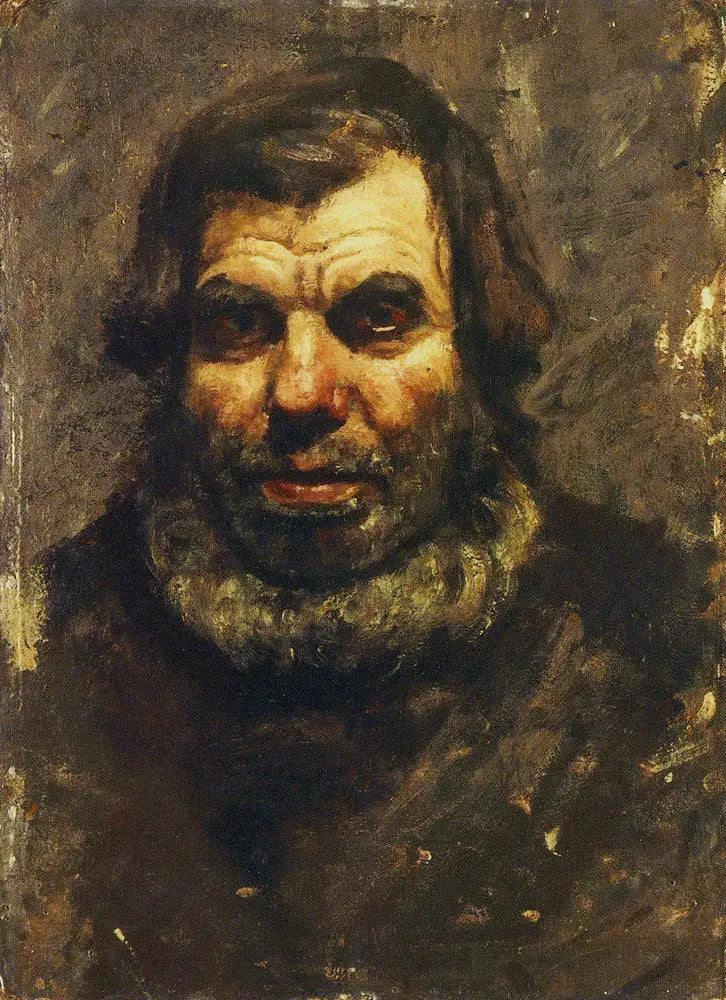Testa di vecchio barbuto - Edvard Munch