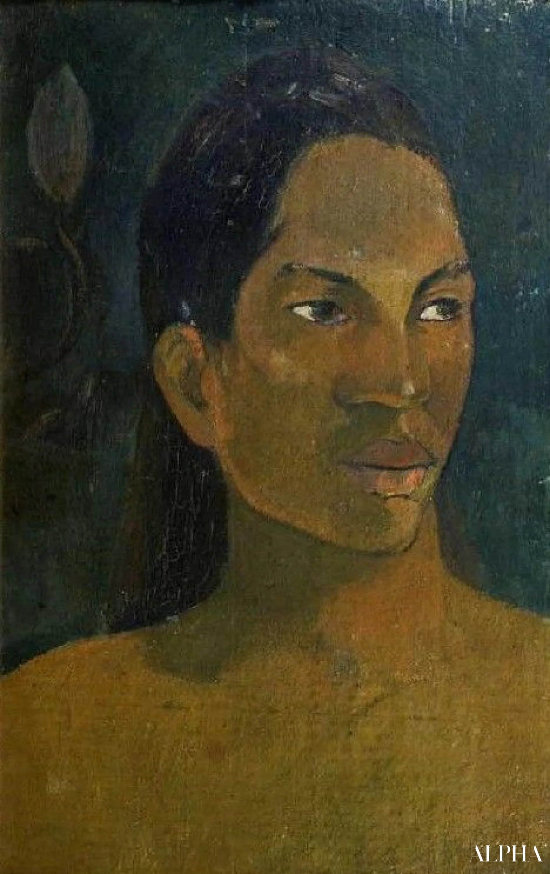 Testa di una Tahitiana - Paul Gauguin - Riproduzioni di quadri e dipinti di alta gamma