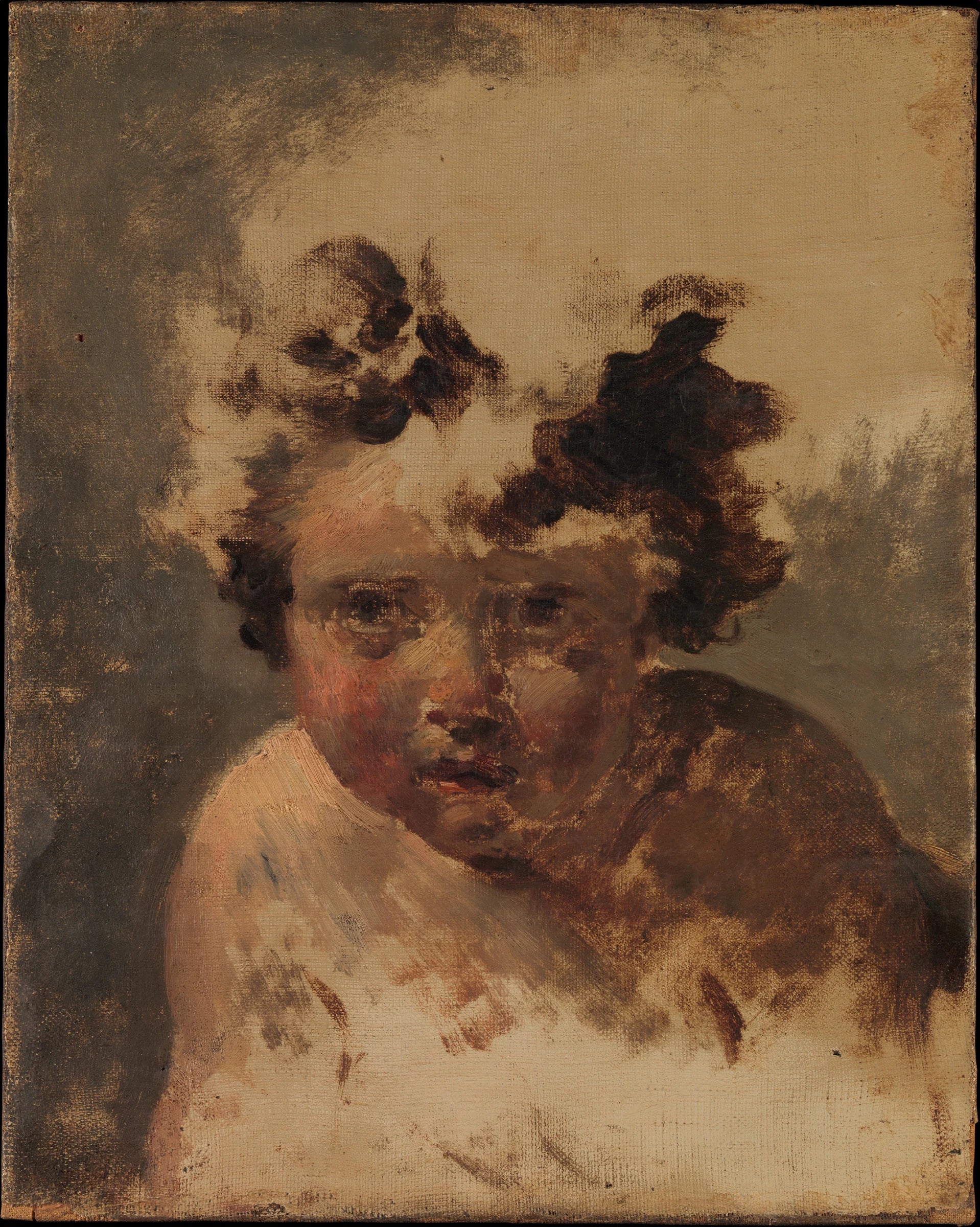 Tete d enfant - Jacques Louis David