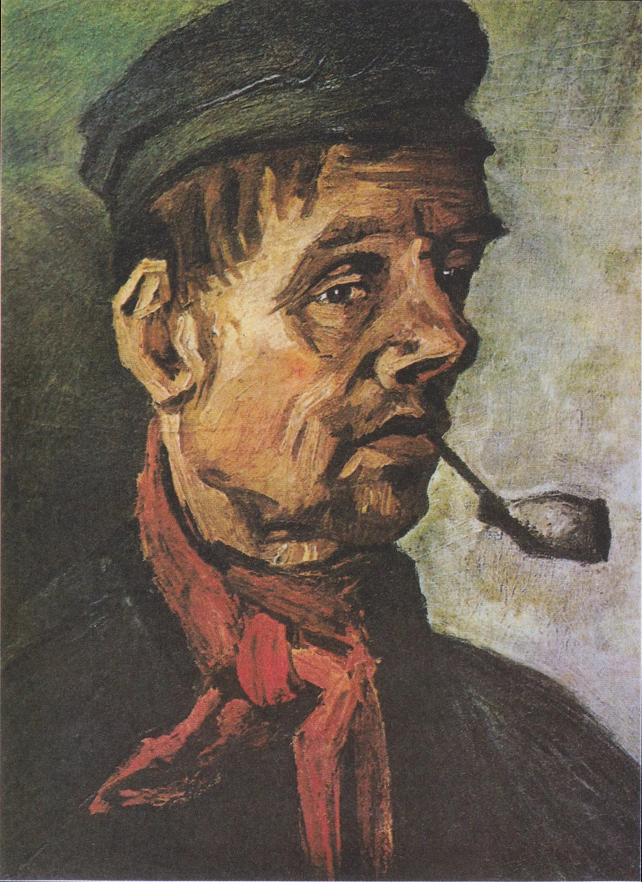 Testa d'uomo con una pipa - Vincent van Gogh