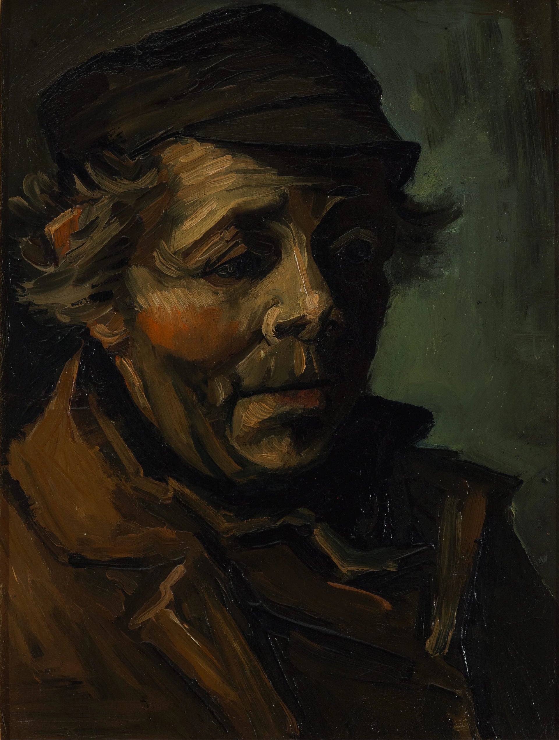 Tête de paysan à la casquette F160a JH563 — Vincent van Gogh