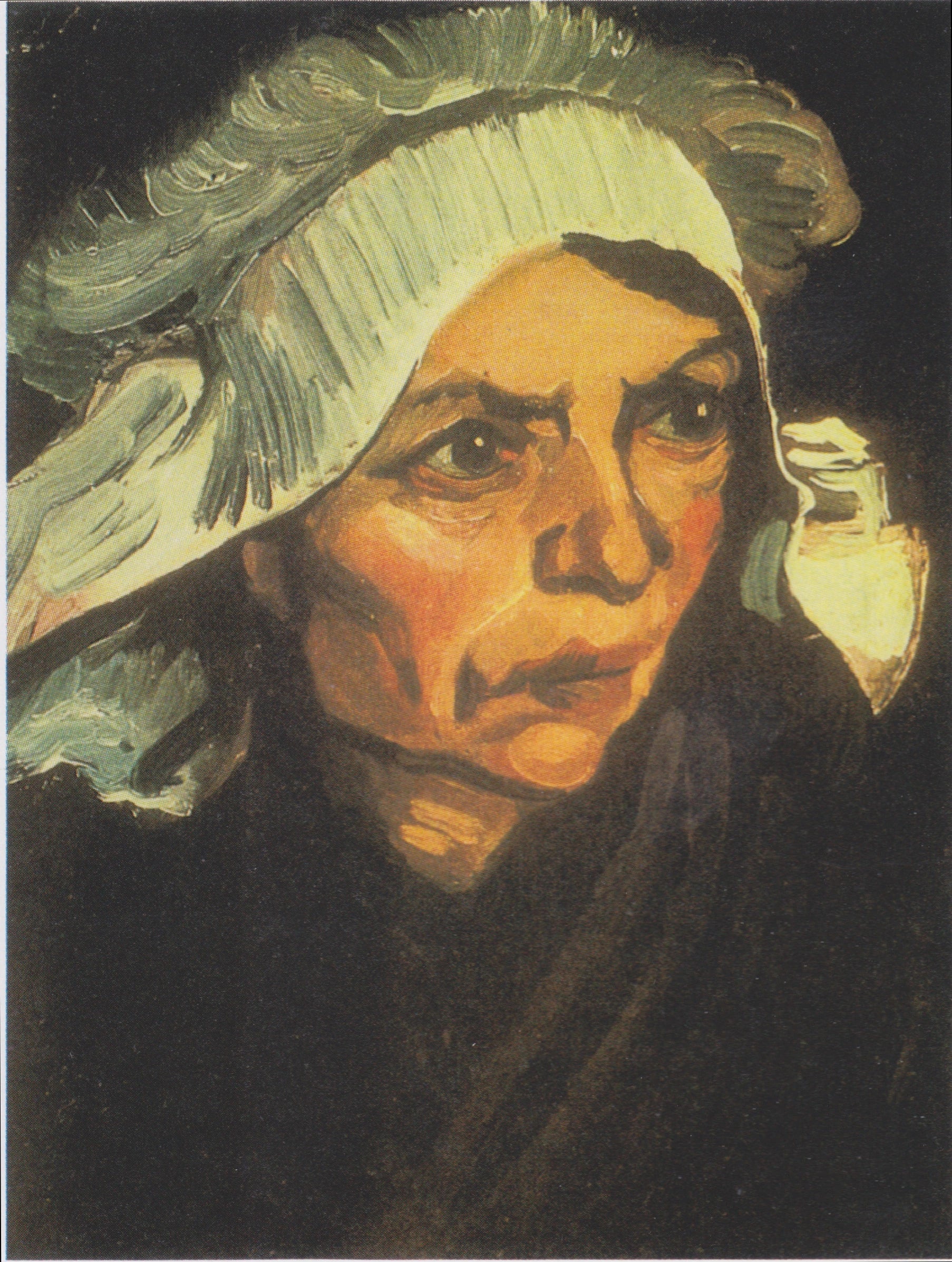 Tête de paysanne au bonnet blanc F80 JH681 — Vincent van Gogh