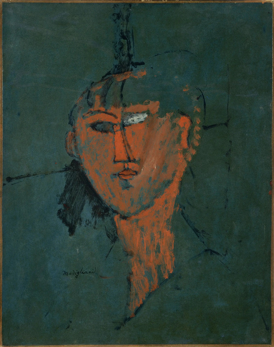 Testa rossa - Amedeo Modigliani