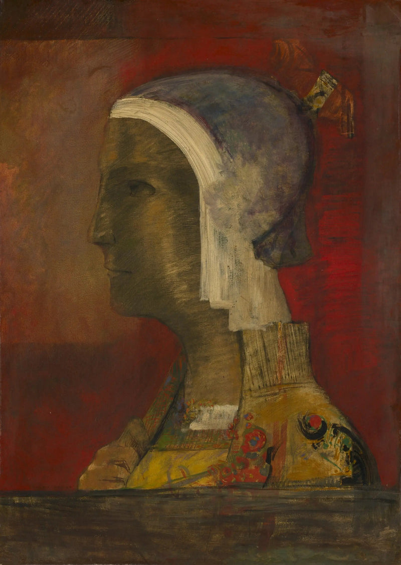 Testa simbolica - Odilon Redon