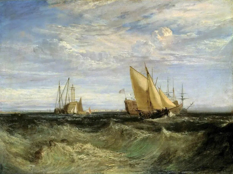 La confluenza del Tamigi e del Medway - J. M. W. Turner
