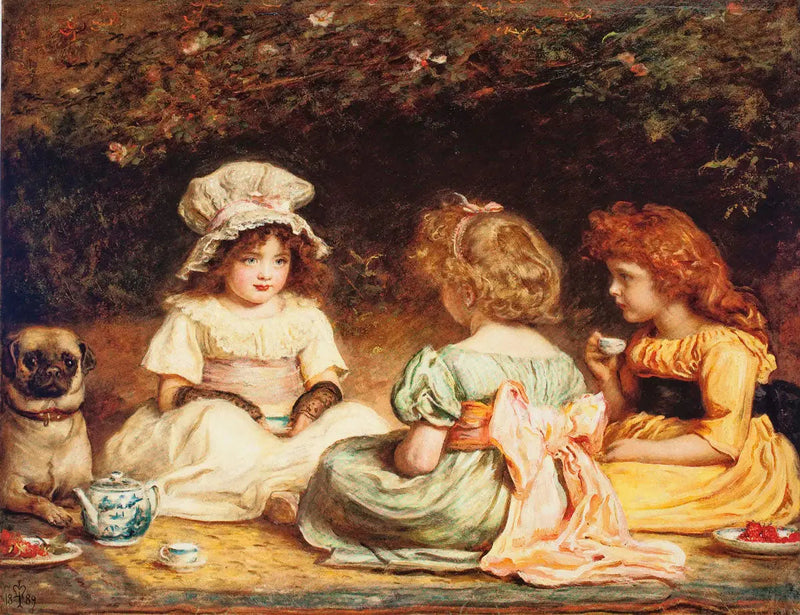 Thé de l'après-midi ou Le Pettegolezze - John Everett Millais